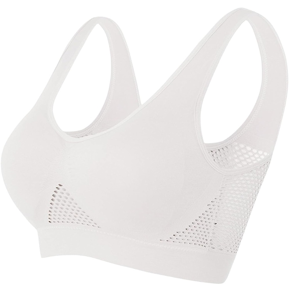 White sports bra